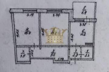 2-к квартира, 62,5 м², 6/9 эт.