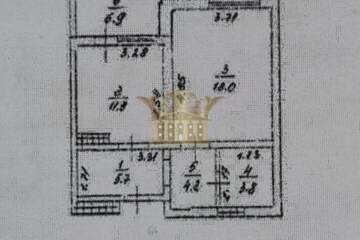 1-к квартира, 43 м², 7/9 эт.