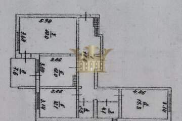3-к квартира, 86,6 м², 5/9 эт.